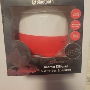 Disney Red and White Wireless Speaker with LED